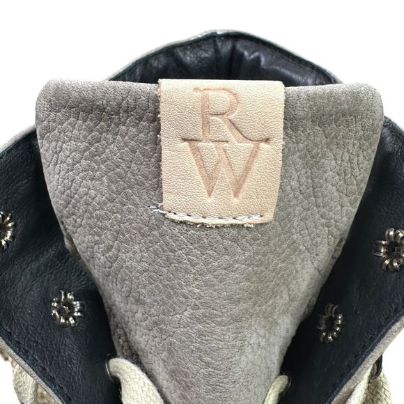 Ron White Vandra Nubuck Leather Ankle Boots - Khaki - Size 39 (8-8.5) - Picture 7 of 9